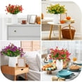 thumbnail image 3 of Outdoor artificial flowers, fake plastic spring mother flowers, outdoor porch windows, courtyard home decoration, colorful silk plants, 3 of 9