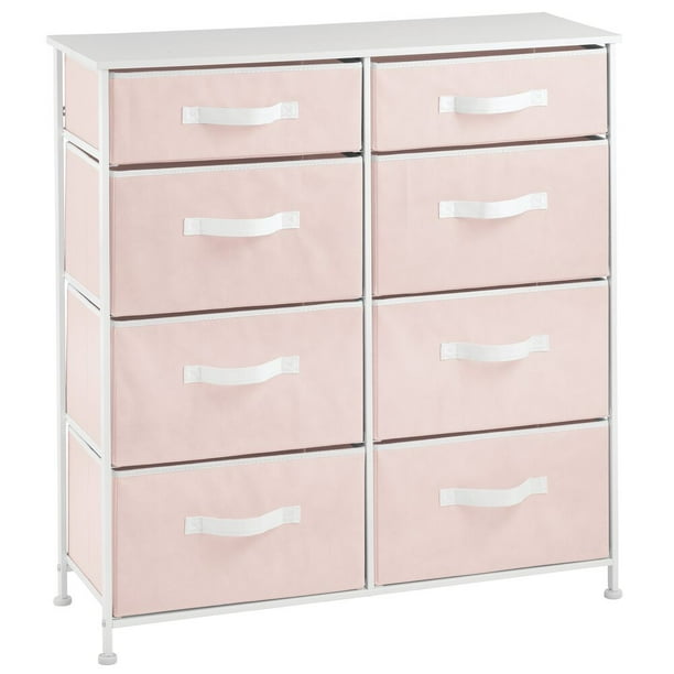My daughter was wanting something to help stay organized with walmart. mdesign vertical furniture storage tower with 8 fabric drawer bins
