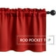 thumbnail image 3 of Cortina térmica MIULEE Blackout con cenefa roja, 107 x 46 cm, 3 of 7