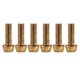 thumbnail image 3 of Ciclismo 6 uds tornillo de vástago de bicicleta MTB de acero inoxidable perno elevador de vástago de carretera (M6 dorado) Likrtyny Para estrenar, 3 of 5
