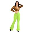 thumbnail image 3 of Bigersell Distressed Pants for Women Full Length Fashion Women's Solid Color Multicolor Versatile Ninth Pants Casual Flared Pants Ladies Jumpsuit Leggings, 3 of 5