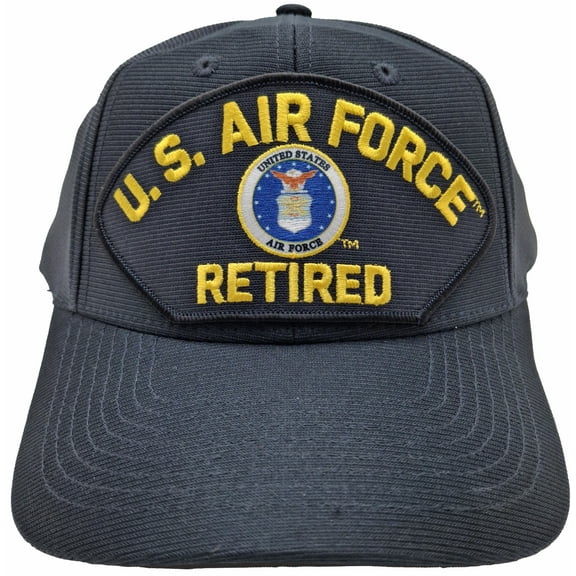 U.S. Air Force Retired with Crest Ball Cap