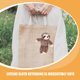 thumbnail image 3 of 2 llaveros de peluche de perezoso adorables, colgantes para mochilas, monederos y llaves, 3 of 8