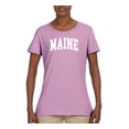thumbnail image 2 of Wild Bobby State of Maine College Style Women Graphic Tee, 2 of 6