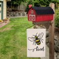 thumbnail image 6 of JOOCAR Bee Kind Spring Summer Garden Flag Vertical Double Sided Burlap Yard Lawn Patio Outdoor Decoration 12 x 18 Inches, 6 of 6