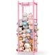 thumbnail image 1 of Organizador de almacenamiento de juguetes Woodure con forma de animal de peluche Zoo Pink 40+, 1 of 6