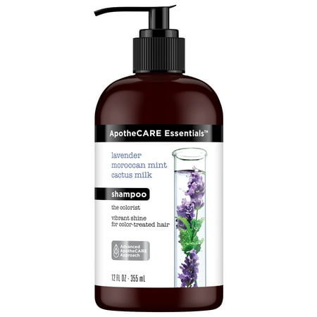 Jason Natural Lavender Shampoo ApotheCARE Essentials The Colorist Lavender, Moroccan Mint, Cactus Milk Shampoo, 12 oz ()