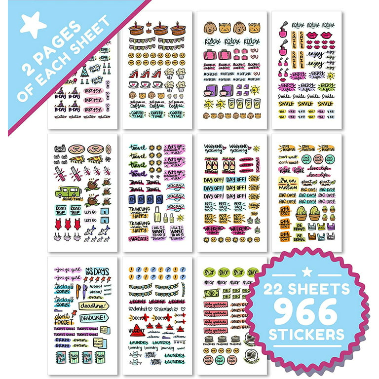 Buy Savvy Bee - Planner Stickers, Productivity Stickers for