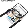 thumbnail image 6 of LOXOMU Clear Purse for Women Stadium, Cute Clear Crossbody Bag with 2 Adjustable Strap, Clear Bag for Concerts Sports, 6 of 6