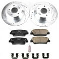 thumbnail image 3 of PowerStop Rear Z23 Evolution Sport Carbon-Fiber Ceramic Brake Pad and Drilled & Slotted Rotor Kit Fits: KIA Select Models K7062, 3 of 3