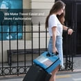 thumbnail image 5 of Veken 6 Set Packing Cubes, Travel Luggage Organizers with Laundry Bag & Shoe Bag (Blue), 5 of 7