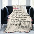 thumbnail image 2 of Gifts for Sisters Birthday, Sisters Gifts from Sister, Personalised Soft Lightweight Throw Blanket, Mothers Day Christmas Blanket Gift for Sister, I Love You Sister Blanket 50" x 40", 2 of 5