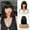 Black Highlight Red LC1279-1, variant on Spring Summer Hot Selling Natural Breathable Bangs Gradient Blonde Short Straight Hair Bob European and American Style Wig Full Head Hairstyle Wigs