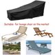 thumbnail image 2 of 1 funda para silla de ocio (negra, 200 x 70 x 40 x 68 cm), funda impermeable para silla de ocio para jardín, funda protectora para silla de playa a prueba de polvo para exteriores, negra, 2 of 5