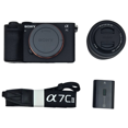 thumbnail image 1 of Sony a7C II Mirrorless Camera with 28-60mm Lens - Black - Import Model, 1 of 5