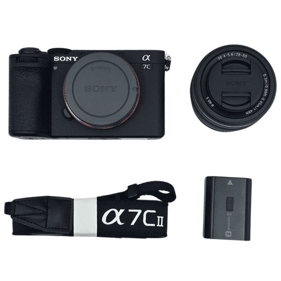Sony a7C II Mirrorless Camera with 28-60mm Lens - Black - Import Model