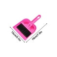 thumbnail image 3 of Desktop Cleaning Brush, Staron 2026 Mini Dustpan Set for Keyboard Sofa Car, Compact Plastic Besom with Dustpan Easy Storage Quick Clean, Pink, 3 of 5
