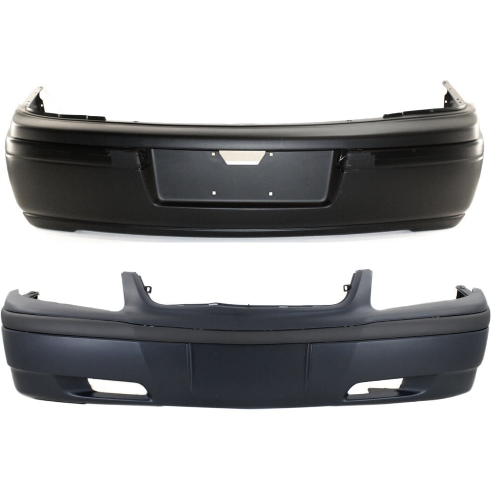 Set of 2 Bumper Covers Fascias Front & Rear For 0004 Impala Sedan Pair