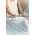 thumbnail image 5 of CGK Linens 4-Piece Ultra Soft & Comfy Hotel Luxury Sheet Set - California King Size Cooling Bed Sheet Fits 8"-16" Mattresses, Ice Blue, 5 of 7