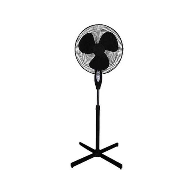 Ventilateur sur Pied Oscillant de 16 Po, Noir
