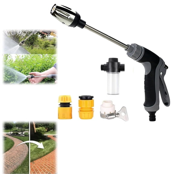 Pressure Washer Gun, 3 Spray Modes Adjustable Garden Hose Sprayer for Car Wash, Patio, Lawn & Outdoor Cleaning,Power Jet Washer with High Pressure Hose Nozzle