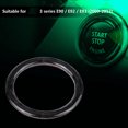 thumbnail image 3 of Car Engines Start Stop Accessories,Carbon Fiber Car Engine Start Button  Decorative Frame Cover For E90/92/93, 3 of 8