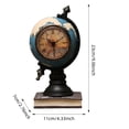 thumbnail image 2 of European Style Spherical Home Clock Elegant Desktop Ornament For Living Room Study Decorative Timepiece, 2 of 6