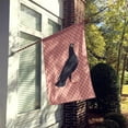 thumbnail image 2 of Caroline's Treasures BB7947CHF Budapest Highflyer Pigeon Pink Check Flag Canvas House Size , Large, multicolor, 2 of 4