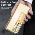 thumbnail image 6 of Case for Samsung Galaxy Z Fold 4, 3-in-1 Magnetic Hinge Protection & Lens Protection Case with S Pen Holder with Screen Protector, Compatible with Samsung Galaxy Z Fold 4 5G, Gold + Dark Gold, 6 of 7