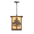 thumbnail image 6 of Meyda 190096 14 in. Tamarack Pendant - Vintage Copper, 6 of 7