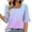 Pink 2, variant on Ruffle Sleeve Shirts for Women Square Neck Gradient Short Sleeve Blouses Going out Tops Casual Loose Basic Tees (XL, Mint Green)
