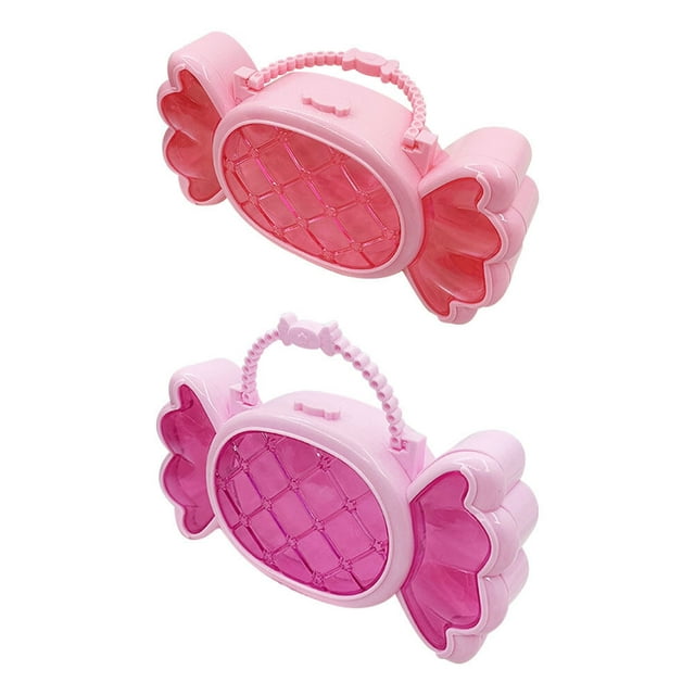 2pcs Plastic Candy Shape Tote Bags Children Jewelry Bags Kids Gift Bags