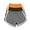 Gray, variant on WIZUTIZ Womens Running Shorts Plain Relaxed Fitted Fitness Dolphin Shorts 3 Packs Elastic Spandex Mid Rise Swim Shorts Floral Print Swimwear for Ladies Beach Gray