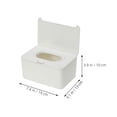 thumbnail image 2 of YSNOOWE 2 Pcs Contenant de Rangement pour Lingettes en Plastique Réutilisable pour Salle de Bain Blanc, 2 of 8