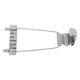 thumbnail image 5 of WEUVEB Tailpiece De Durabilidad Para Guitarra O Bajo Color Plata Sin Tornillos, 5 of 8