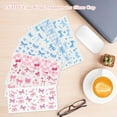 thumbnail image 6 of UV DTF Cup Wraps Bow Conquette: 8 Pcs Pink Bow Cherry Cup Stickers Conquette UV DTF Transfer Stickers Wraps for 16 OZ Glass Sweet Bowknot Ribbon Stickers DIY Decor for Girls Creaative Gifts, 6 of 7