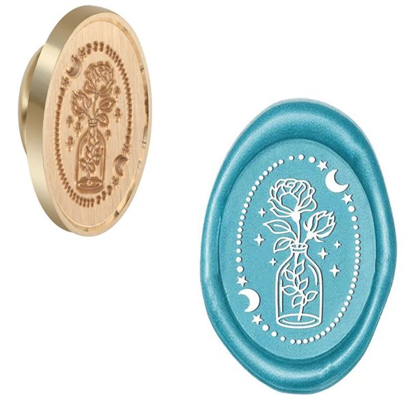 Sello de sello de cera de Cactus, loto, rosa, árbol de coco, plantas, suministros de manualidades DIY, álbum de recortes, decoración de invitación de boda de Navidad
