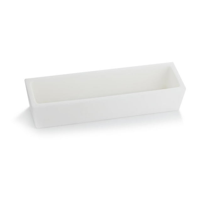 Soporte de Muestra de de Corindón de 100x30x20mm para Hornos de Mufla de Tubo Cola Portamuestras de barco de crisol de cerámica de alúmina para hornos de mufla de tubo