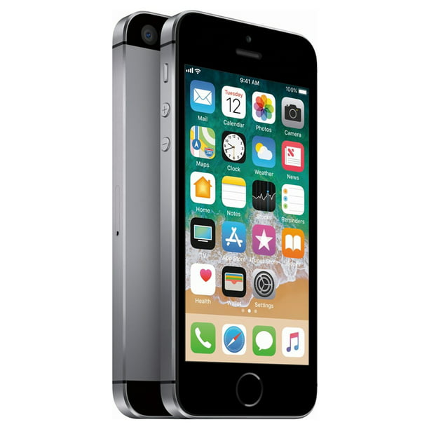 スマートフォン/携帯電話 スマートフォン本体 Restored Apple iPhone SE 64GB Space Gray LTE Cellular MLMD2LL/A  (Refurbished)