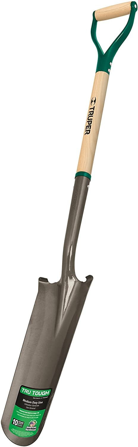 48-Inch Truper 31271 Tru Tough Perforated Rice Shovel with Long Handle 