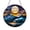 Acrylic 3.5 Inch, variant on Moonlit Lake Stained Glass Suncatcher, Night Landscape Window Hanging Decor Featuring Full Moon, Water Reflection and Calm Shoreline