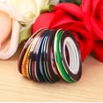 thumbnail image 4 of 15 Piece Nail Art Striping Tape Line Set, Self Adhesive Nail Decoration Stickers, TIKA, 4 of 7