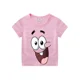 thumbnail image 3 of Ropa de dibujos animados para niños, camisetas de algodón con estampado de dibujos animados de manga corta de Anime para verano, 3 of 5