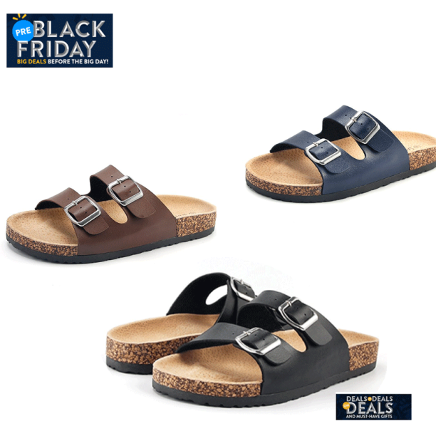 footbed platform sandals