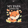 thumbnail image 4 of Inktastic My Papa Loves Me- little fox Boys or Girls Baby Bodysuit, 4 of 5