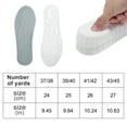 thumbnail image 3 of Unique Bargains 2 Pair Height Increase Shoe Inserts White, Gray 9, 3 of 6