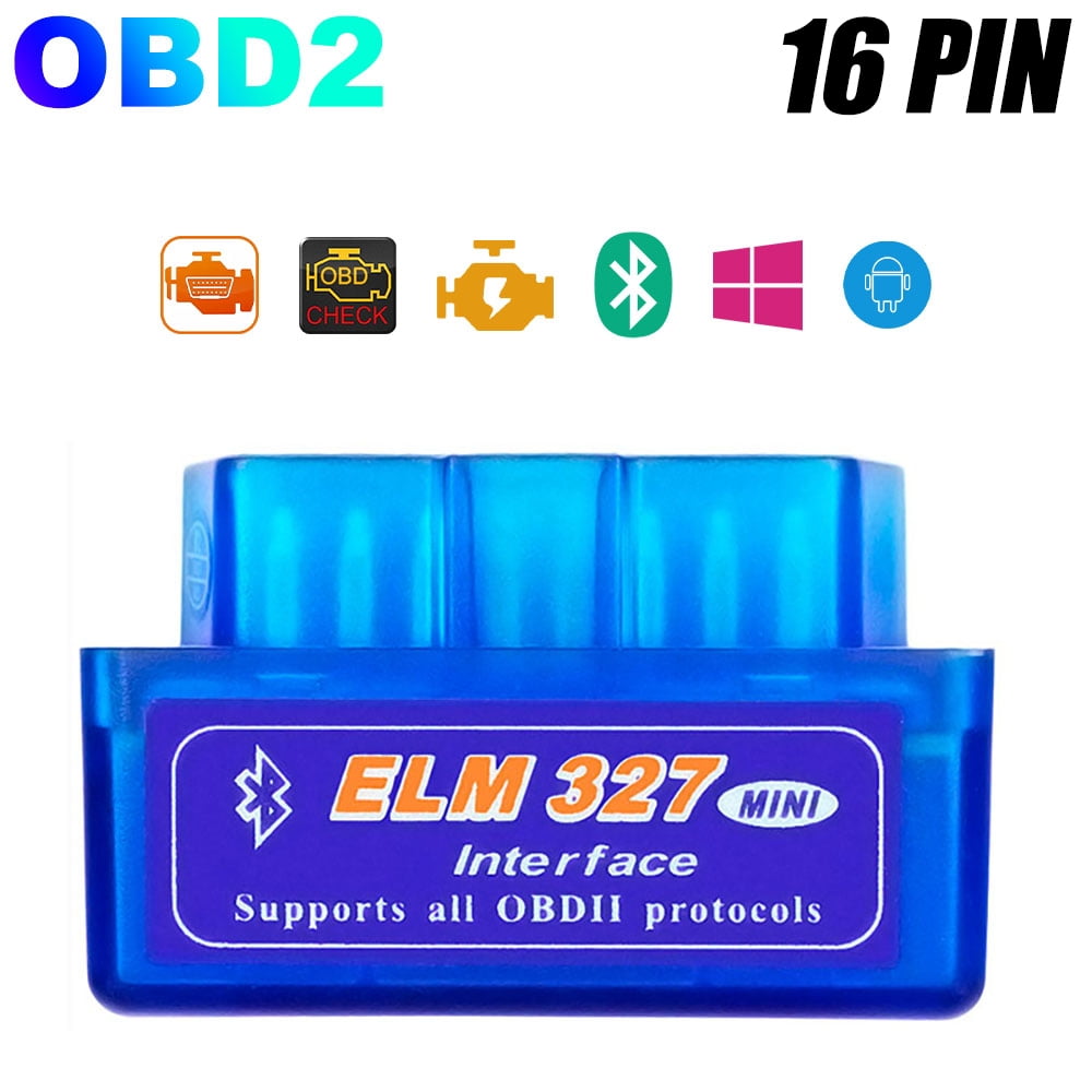 ELM327 OBD2 Bluetooth OBD-II Car Diagnostic Scan Reader Tool Mini Android Torque