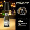 thumbnail image 4 of Wireless Led Bottle Light Rechargeable Table Lamp With 5200 Mah Battery 3000 K + Rgb Dimmable Portable Touch Table Lamp Ip54 Waterproof Led Bottle La, 4 of 5
