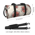 thumbnail image 4 of ZICANCN Clover Background Pattern Travel Duffle Bag, Sports Tote Gym Bag Weekenders Bags for Women Men, 4 of 8