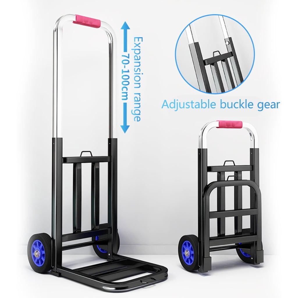 Multipurpose Folding Hand Truck Cart with Stable Wheels for Various Terrains